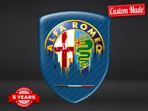 Alfa Romeo Vinilos Ventana Autoportantes Deporte Carreras Alta Gama